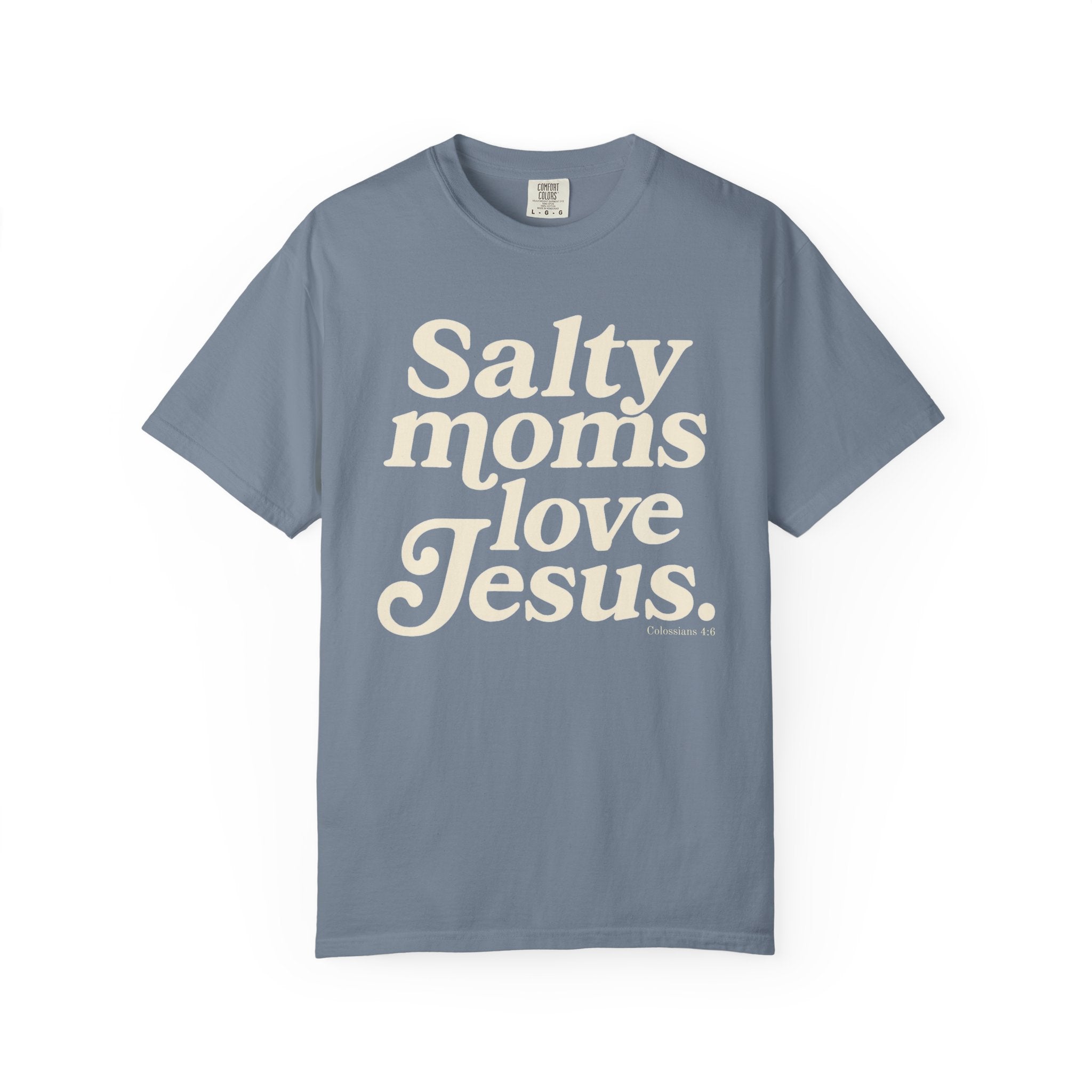 Salty Moms Love Jesus - Coastal Heritage Tee