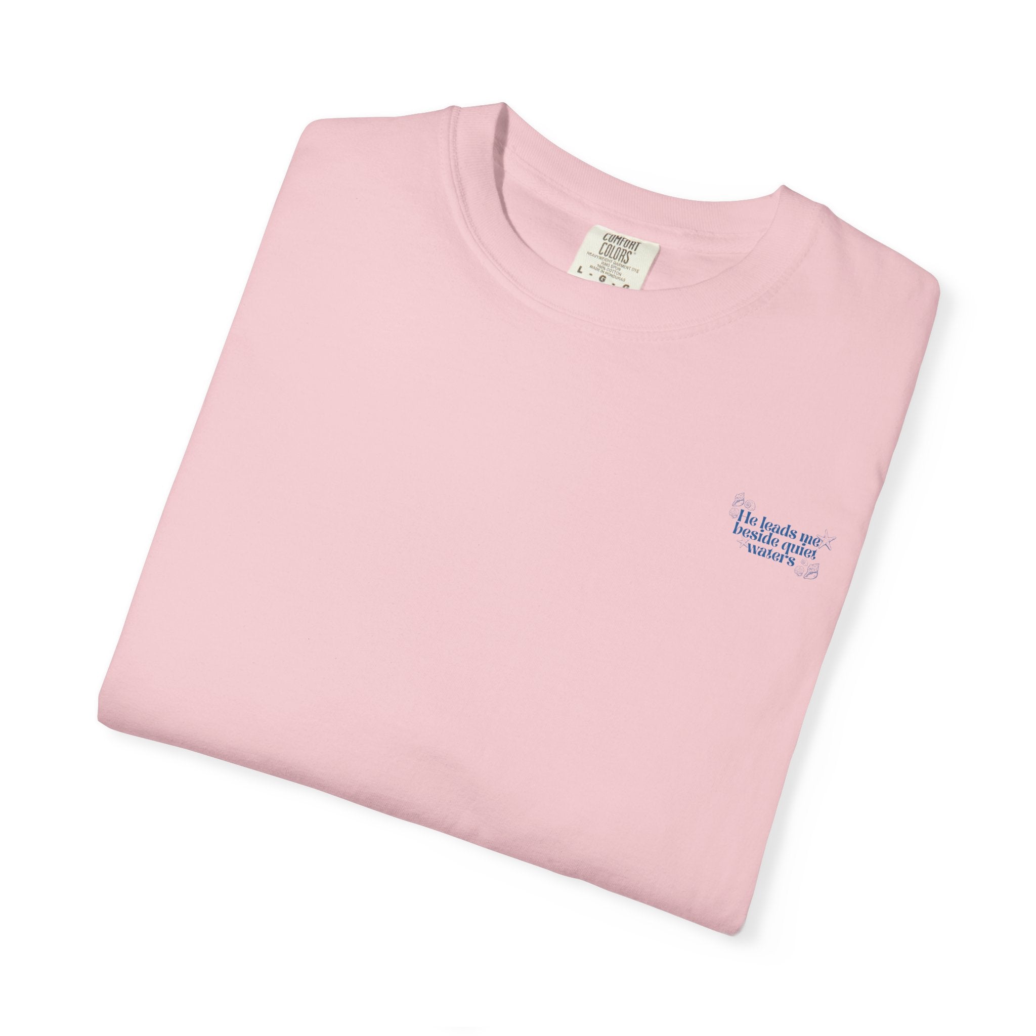 He Leads Me Beside Quiet Waters - Coastal Heritage Tee