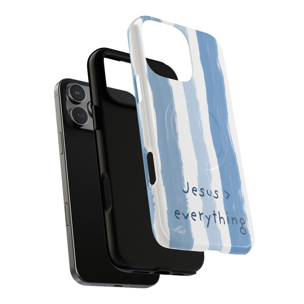 Jesus > Everything Coastal Christian MagSafe iPhone Case