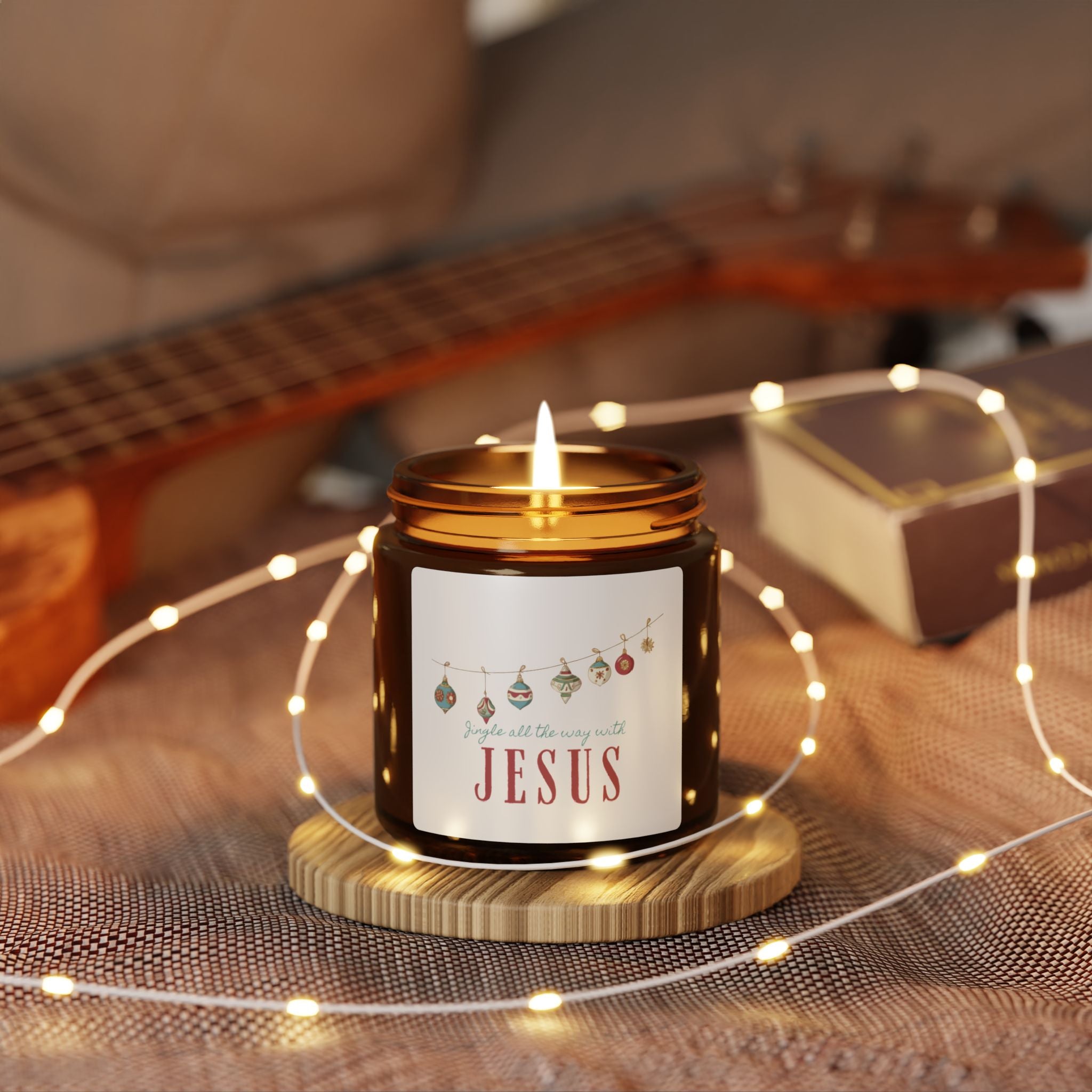 Jingle All the Way With Jesus  Soy Candle (Multiple Sizes)