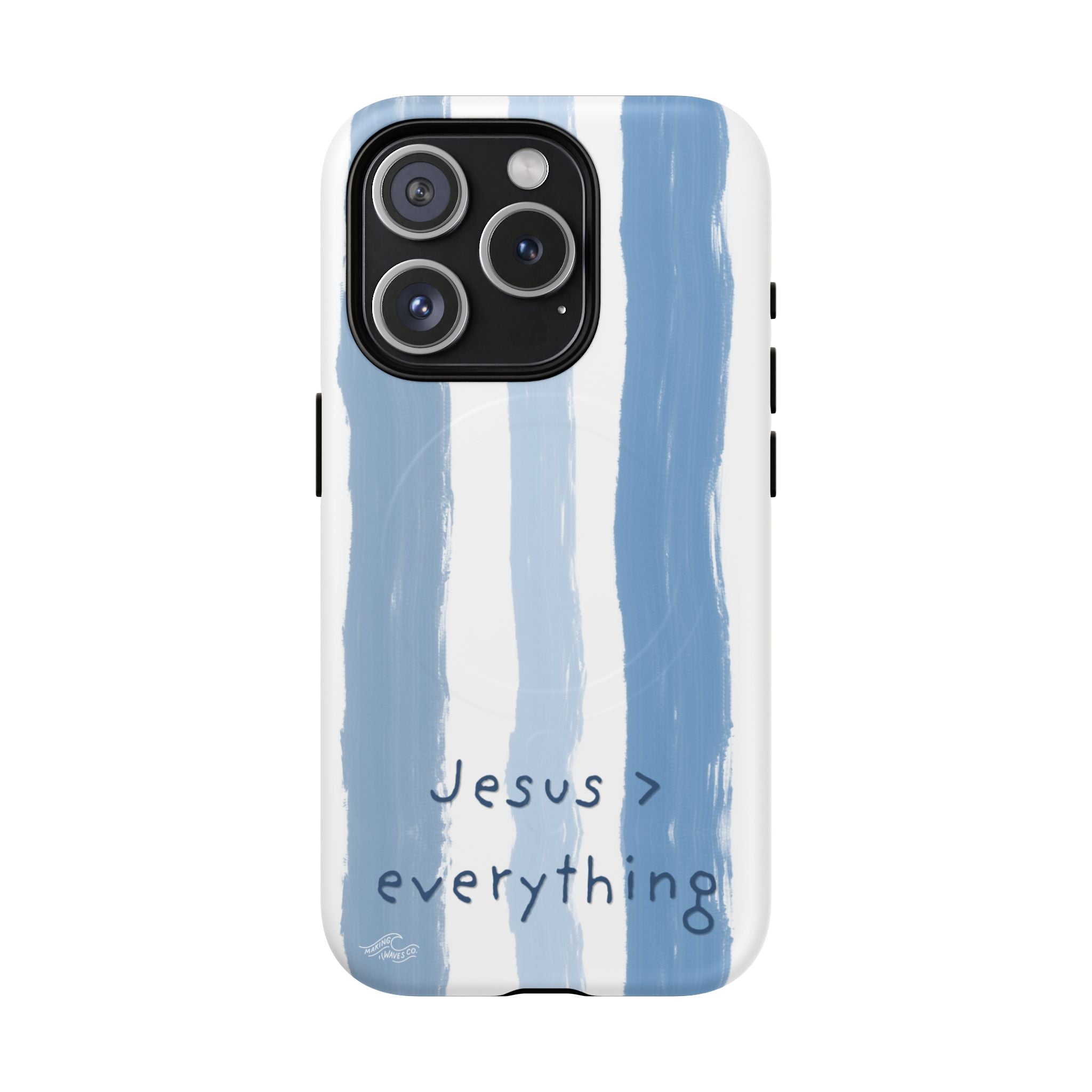 Jesus > Everything Coastal Christian MagSafe iPhone Case