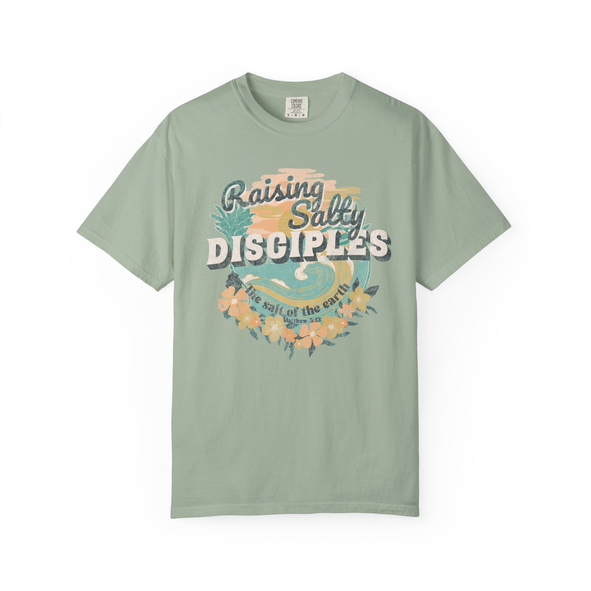 Raising Salty Disciples Graphic - Coastal Heritage Tee