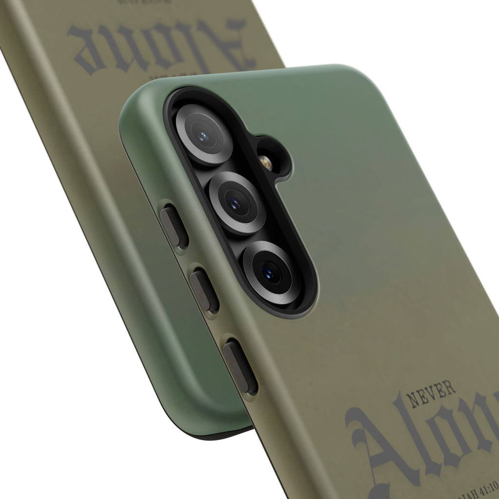 Never Alone Coastal Christian Samsung Phone Case