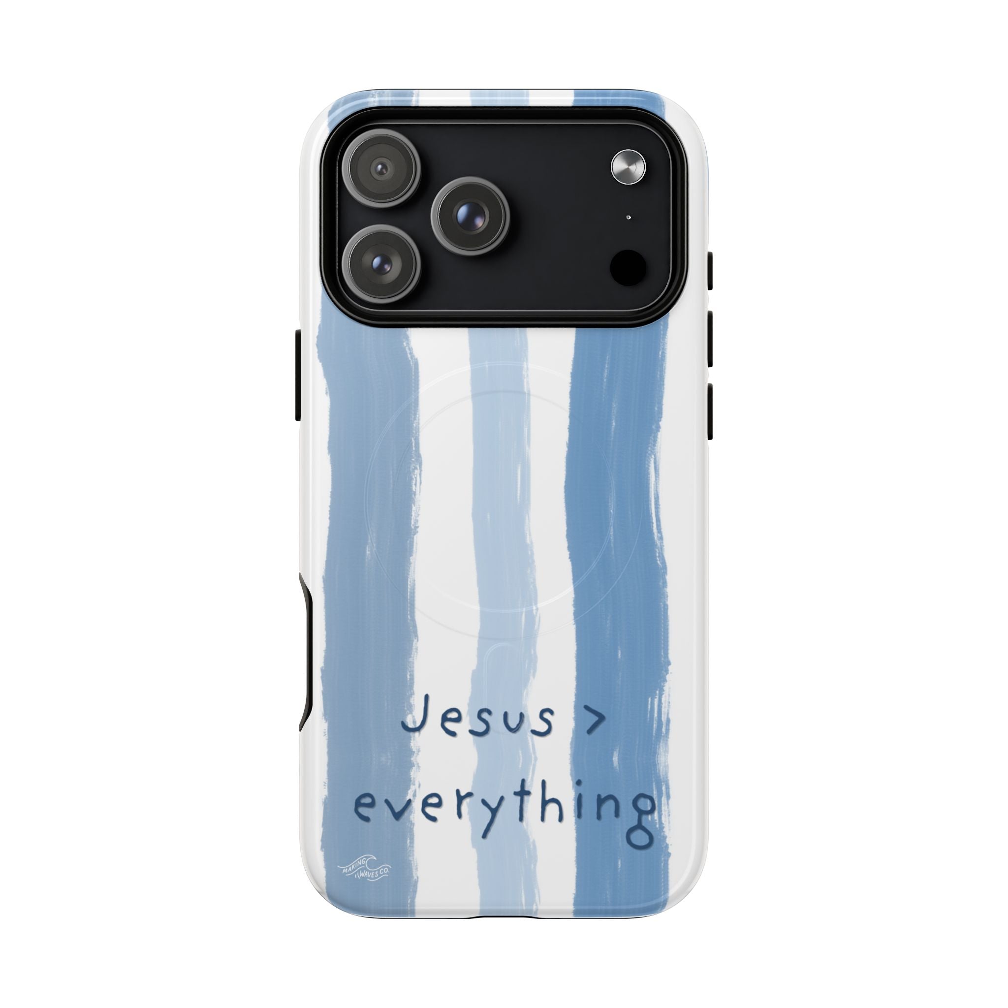 Jesus > Everything Coastal Christian MagSafe iPhone Case