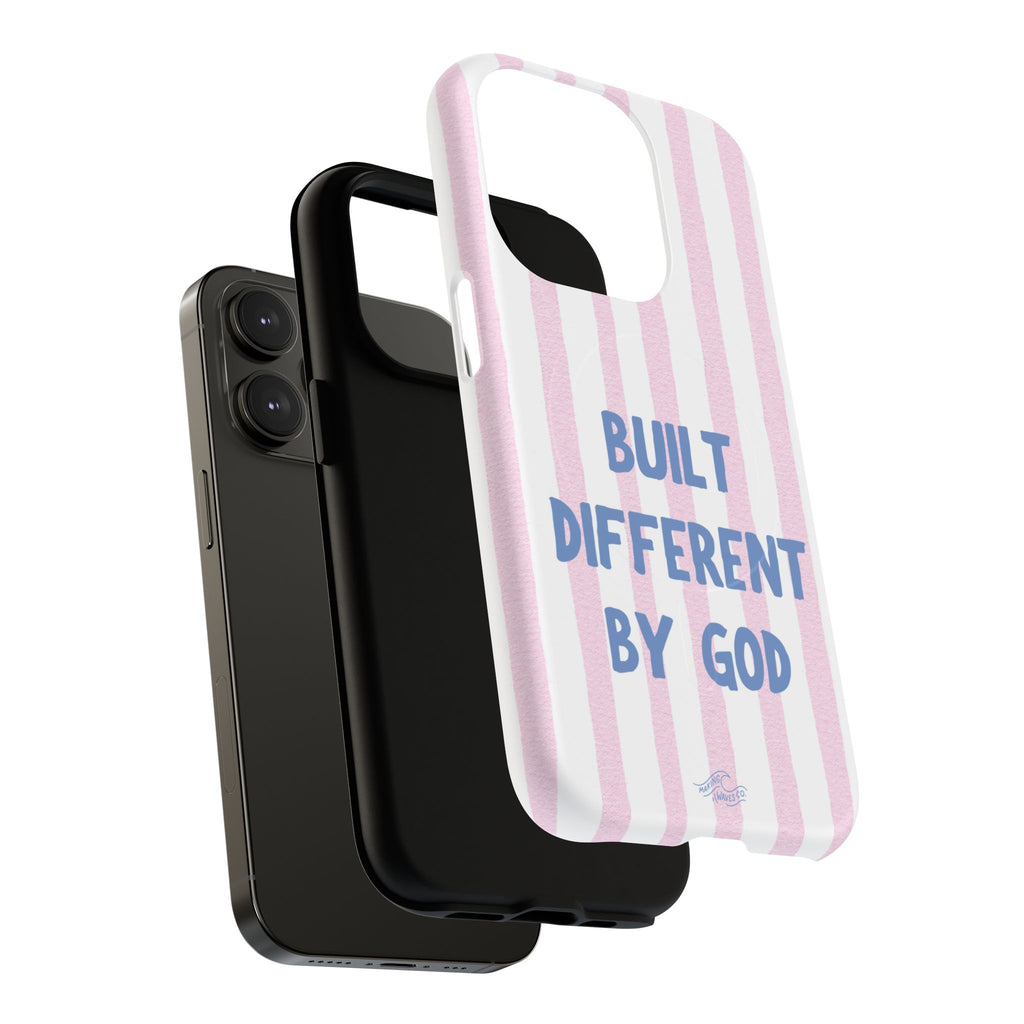 Built Different by God Coastal Christian MagSafe iPhone Case