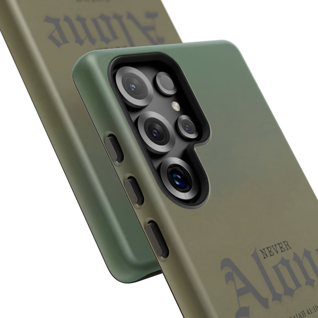 Never Alone Coastal Christian Samsung Phone Case